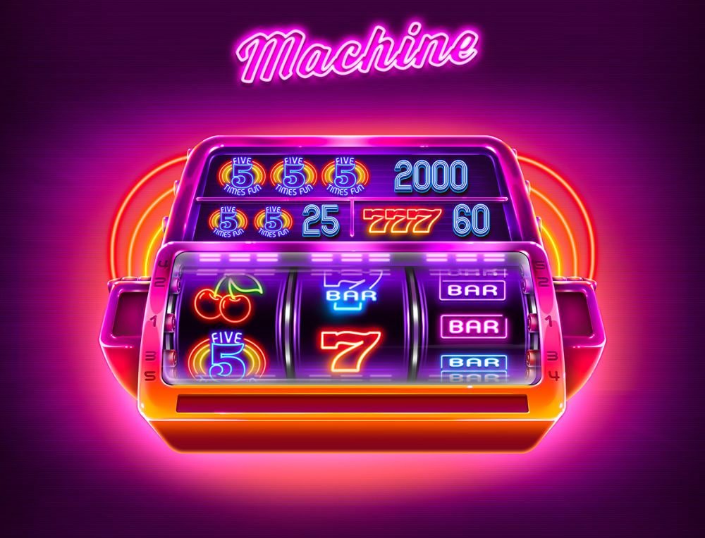 Slots ဂိမ်း spinning reels jackpot bonus feature မြင်ကွင်း